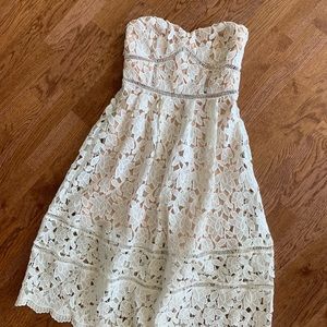 Ivory Lace Midi from Lulus